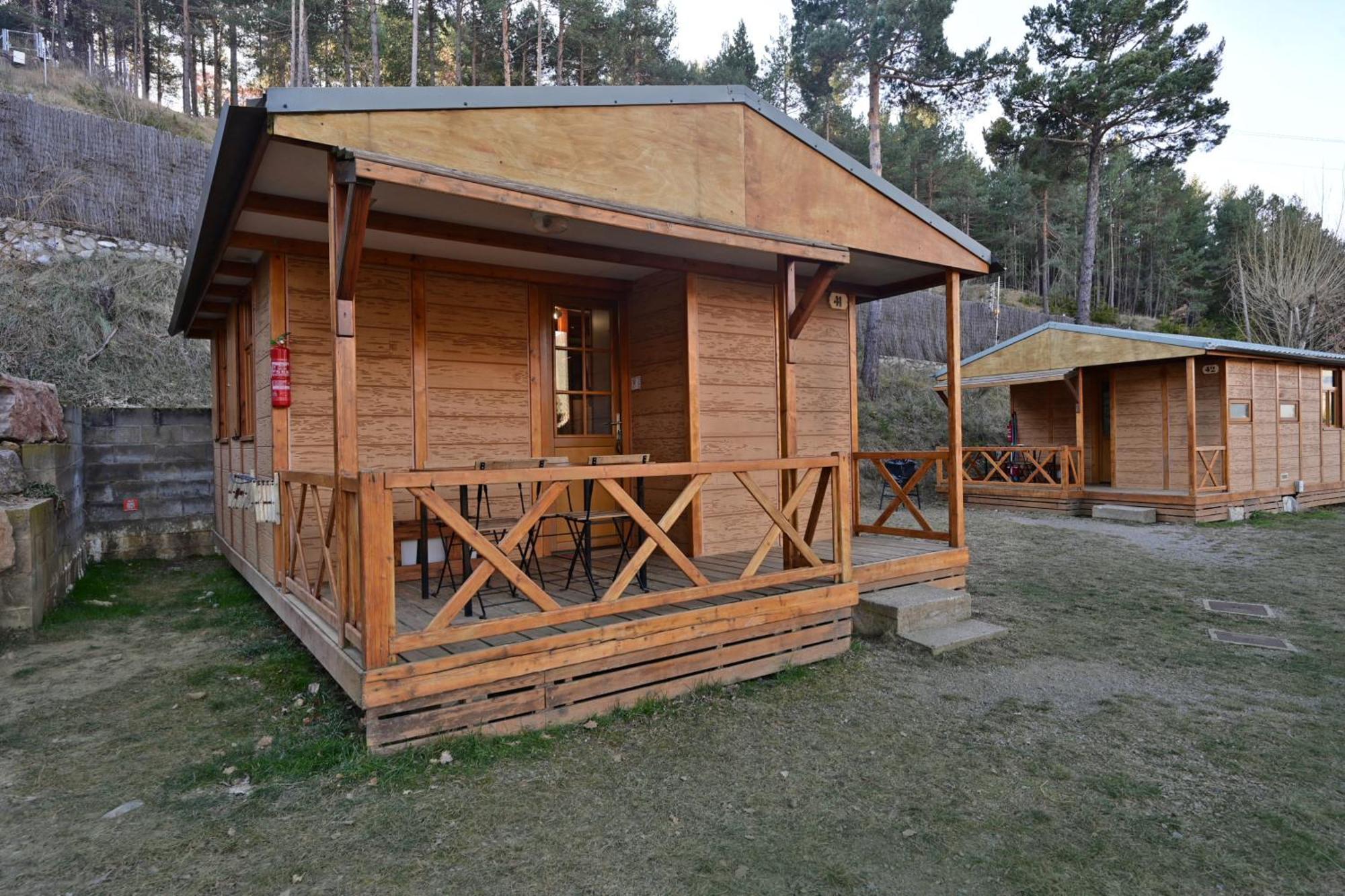 Bungalows Del Camping Pedraforca Saldés Rum bild