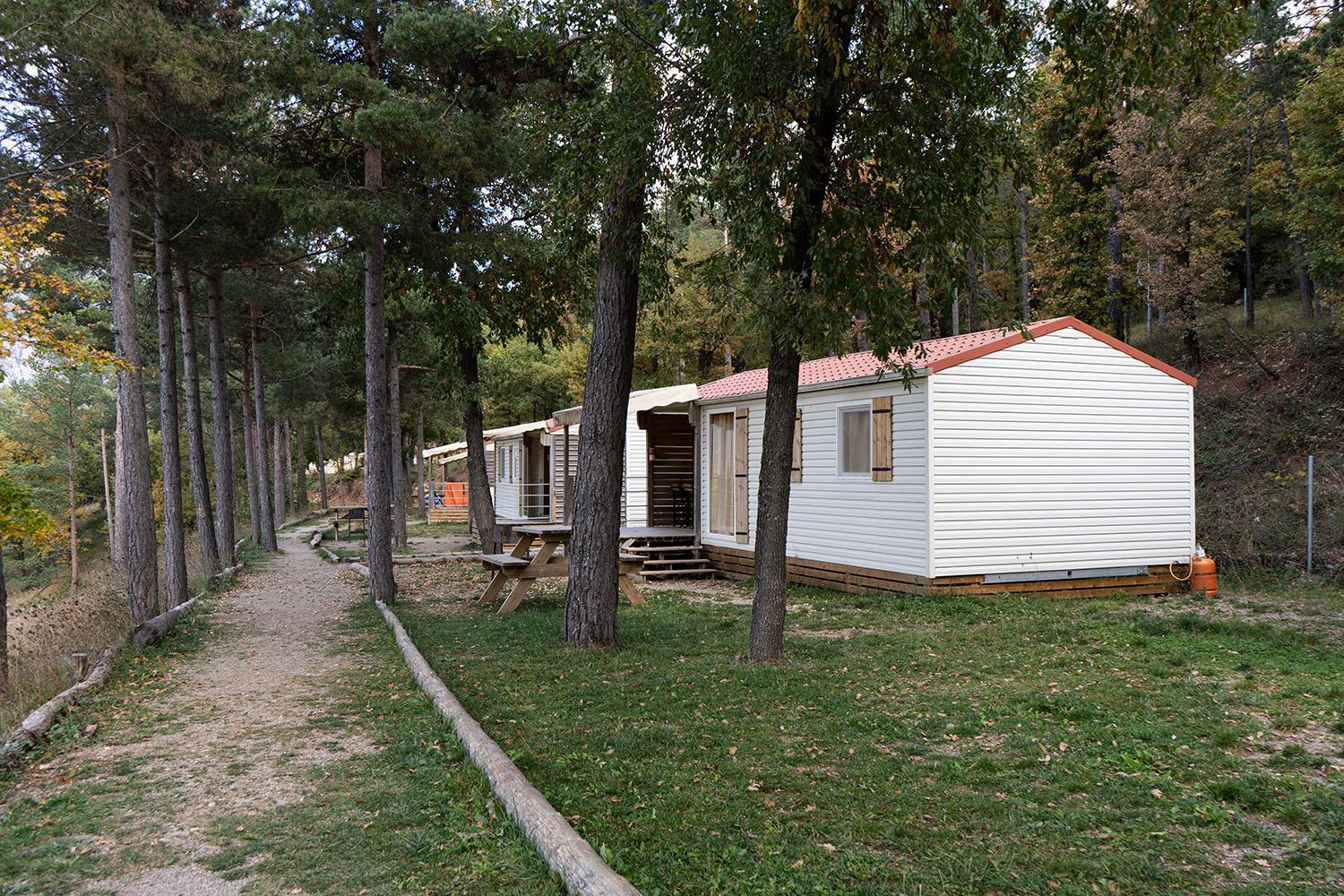 Bungalows Del Camping Pedraforca Saldés Rum bild