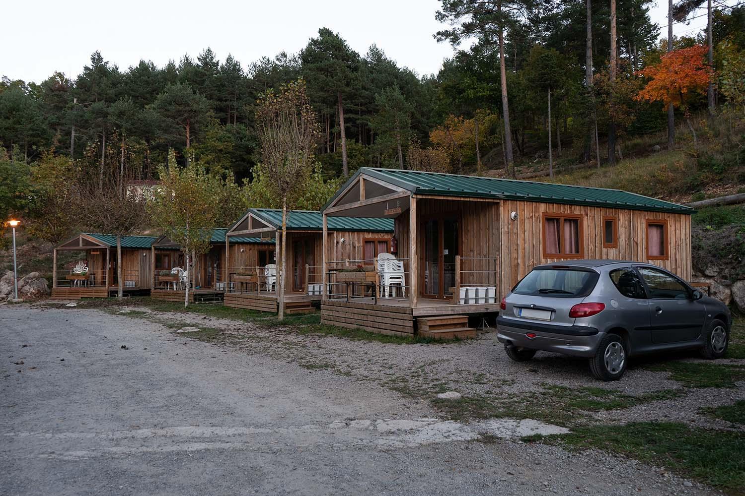 Bungalows Del Camping Pedraforca Saldés Rum bild